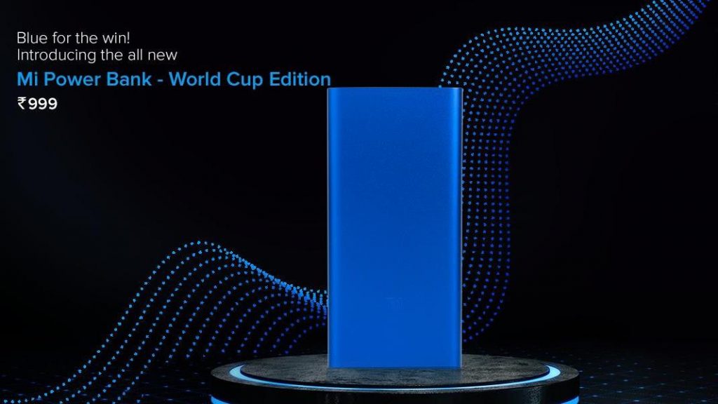 World Cup edition on Mi Power bank