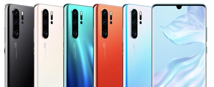 Huawei P30 Pro color variations