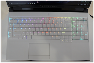 Dell Alienware Area-51m  backlight keyboard