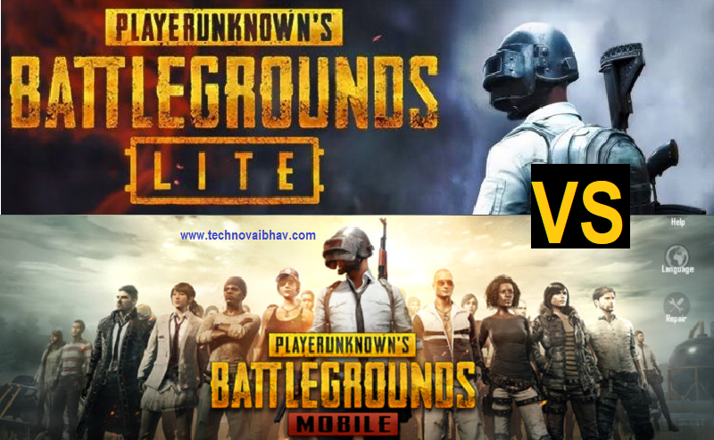 PubG versus PubG Lite