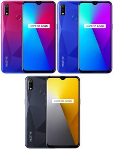  Realme 3i color variations