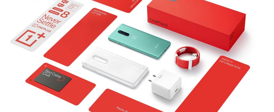 OnePlus 8 Box content